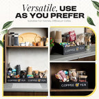 Vinvoli Coffee Station Organizer – Premium 2025 All-in-One Coffee Bar & Tea - Image 3