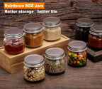 Mason Jars 8 oz 30 Pack- Small Mason Jars - Image 2