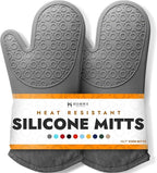 BPA-Free Soft Silicone Oven Mitts by HOMWE