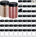 30 Pack 8.4 oz Plastic Spice Jars by Yiyiring