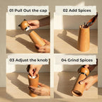 Ryevalley Wood Cat Pepper Grinder - Image 5