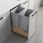Dowell 50Qt Wastebasket Trash Container, - Image 4
