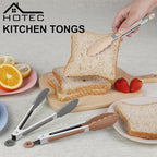 Hotec Mini Silicone Kitchen Tongs - Image 4