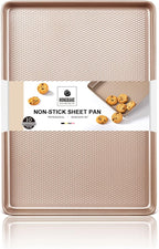 Half Cookie Sheet Pan for Baking by HONGBAKE