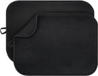 2-Pack Black Dish Drying Mats 20" x 15" – XL Dish Drying Mats by FullBeDare