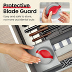 Kitchy Pizza Cutter Wheel with Protective Blade Cover, Ergonomic Pizza Slicer - Image 4