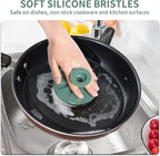 Silicone Sponge, BEAUTAIL Non-Scratch Scrub Sponges, - Image 3