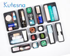 Kutesna 15 PCS Interlocking Desk Drawer Organizer Separator - Image 7