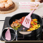 E-far Silicone Cooking Utensils Set, 10-Piece Kitchen Utensils Set - Image 3