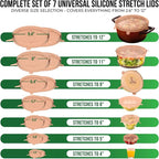 Reusable Silicone Stretch Lids for Food Storage in Fridge - Image 2