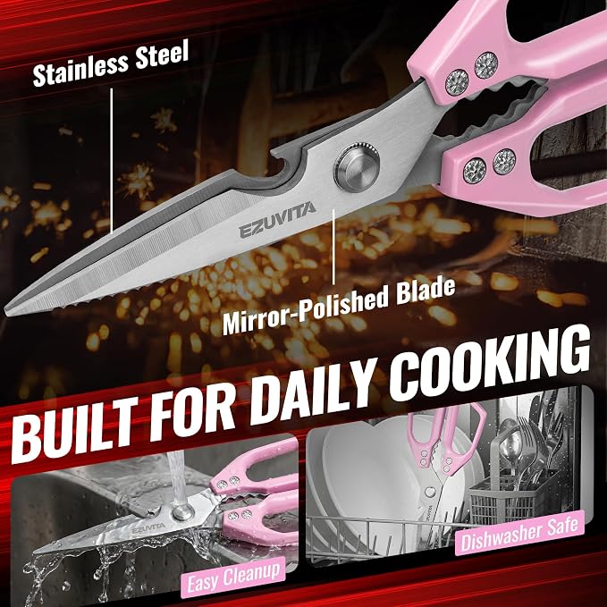 5-in-1 Multifunctional Heavy-Duty Korean Kitchen Scissors - Image 3