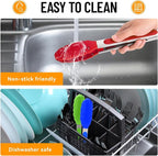 Hotec Silicone Kitchen Tongs for Cooking 9-Inch Serving Tongs - Image 7