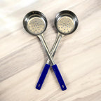 8 Ounce Slotted Stainless Steel Portion Control Ladle Spoon - Image 8
