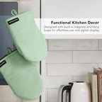 KITCHENAID Gourmet Series Gridlines Mini Oven Mitts 2-Pack Set, Heat Resistant - Image 6