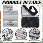 Sratte 6 Pcs Kitchen Decor Accessories Set Farmhouse Towels Pot Holders Oven - Image 6