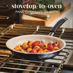 Rachael Ray Cucina Ceramic Nonstick Frying Pan/Skillet, 8.5 Inch Non Stick Open - Image 5
