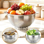18/8 Stainless Steel Colander for Kitchen - Image 3