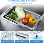 Dish Drying Rack Over The Sink, Stainless Steel Dish Racks - Image 5