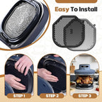 2 PCS Silicone Splatter Shield Heat-Resistant Splash Guard - Image 3