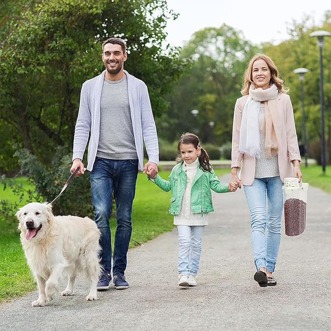 LEAWALK 5Lbs Airtight Cat Dog Food Storage Container - Image 7