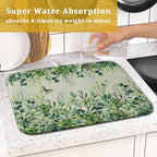 Giwawa Spring Summer Leaf Dish Drying Mat - Image 7