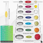 Urbanstrive Magnetic Measuring Spoons Set Stainless Steel, Dual Sided - Image 2