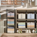 3PCS Stackable Closet Organizers and Storage, Shelves - Image 6