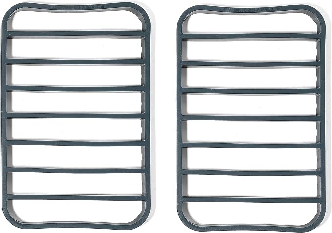 The Silicone Kitchen Silicone Roasting Rack Pan Extra Large, Dishwasher Safe by TheSiliconeKitchen