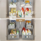 2 Pack 21.3IN-Depth Under Sink Organizer - Image 6