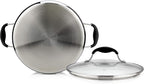 AVACRAFT 18/10 Tri-Ply Stainless Steel 5 Quart Dutch Oven Pot - Image 8