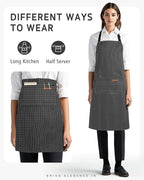 Syntus Chef Apron for Men Women Kitchen Cooking Apron - Image 5