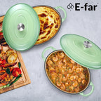 E-far 5QT Oval Dutch Oven Pot - Image 8