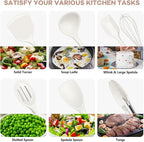 TeamFar Kitchen Cooking Utensils, 446°F Heat Resistant Kitchen Gadgets Tools - Image 6
