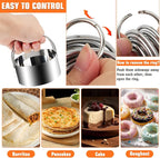 Biscuit Cutter Set, Dough Cutter, 3 Cup Flour Sifter, Baking Mat and Fine Mesh - Image 4