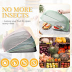 Hicarer 4 Pcs Metal Mesh Screen Food Cover - Image 6