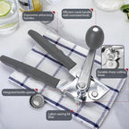 Commercial Can Opener, UHIYEE Hand Crank Can Opener Manual Heavy Duty - Image 2