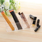 elysolpluv Clear Acrylic Silverware & Pen Organizer Caddy, Transparent Plastic - Image 7