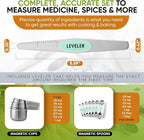 Spring Chef Magnetic Measuring Cups & Spoons Set, Strong N45 Magnets, Heavy - Image 6