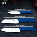 Vos Ceramic Knife Set in Elegant Gift Box, Ceramic Knives Set - Image 6