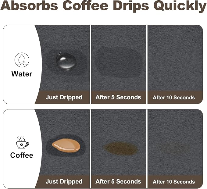 Coffee Mat, Absorbent Dish Drying Mat - Image 3