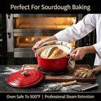 QuliMetal Enameled Cast Iron Cookware Set, 4-Piece Pots and Pans Set - Image 3