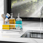 Cisily Sink Caddy Organizer, Kitchen Sink Accessories - Image 7