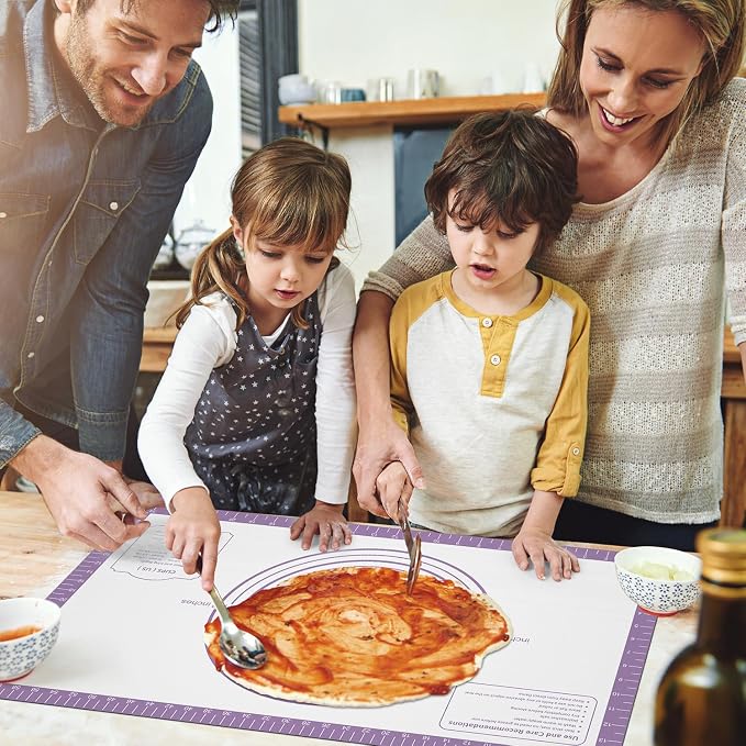 Silicone Baking Mat, Non Stick Pastry Mat Sheet - Image 6