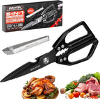 5-in-1 Multifunctional Heavy-Duty Korean Kitchen Scissors by EZUVITA