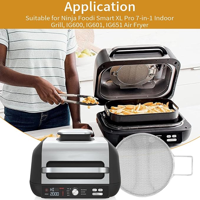 Splatter Shield for Ninja Foodi Smart XL Pro 7-in-1 Indoor Grill, Replacement - Image 6