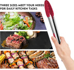 HOTEC Premium Stainless Steel Locking Kitchen Tongs - Image 6