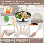 TeamFar 8 PCS Silicone Cooking Utensils - Image 3