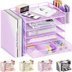 OPNICE Desk Organizer, 5-Tier Paper File Organizer - Image 7