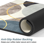 Rnivvi Coffee Mat, Hide Stain Rubber Backed Absorbent Dish Drying Pad - Image 4