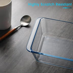 NUTRIUPS 2.4QT Rectangular Deep Glass Baking Dish, Glass Baking Pan - Image 6